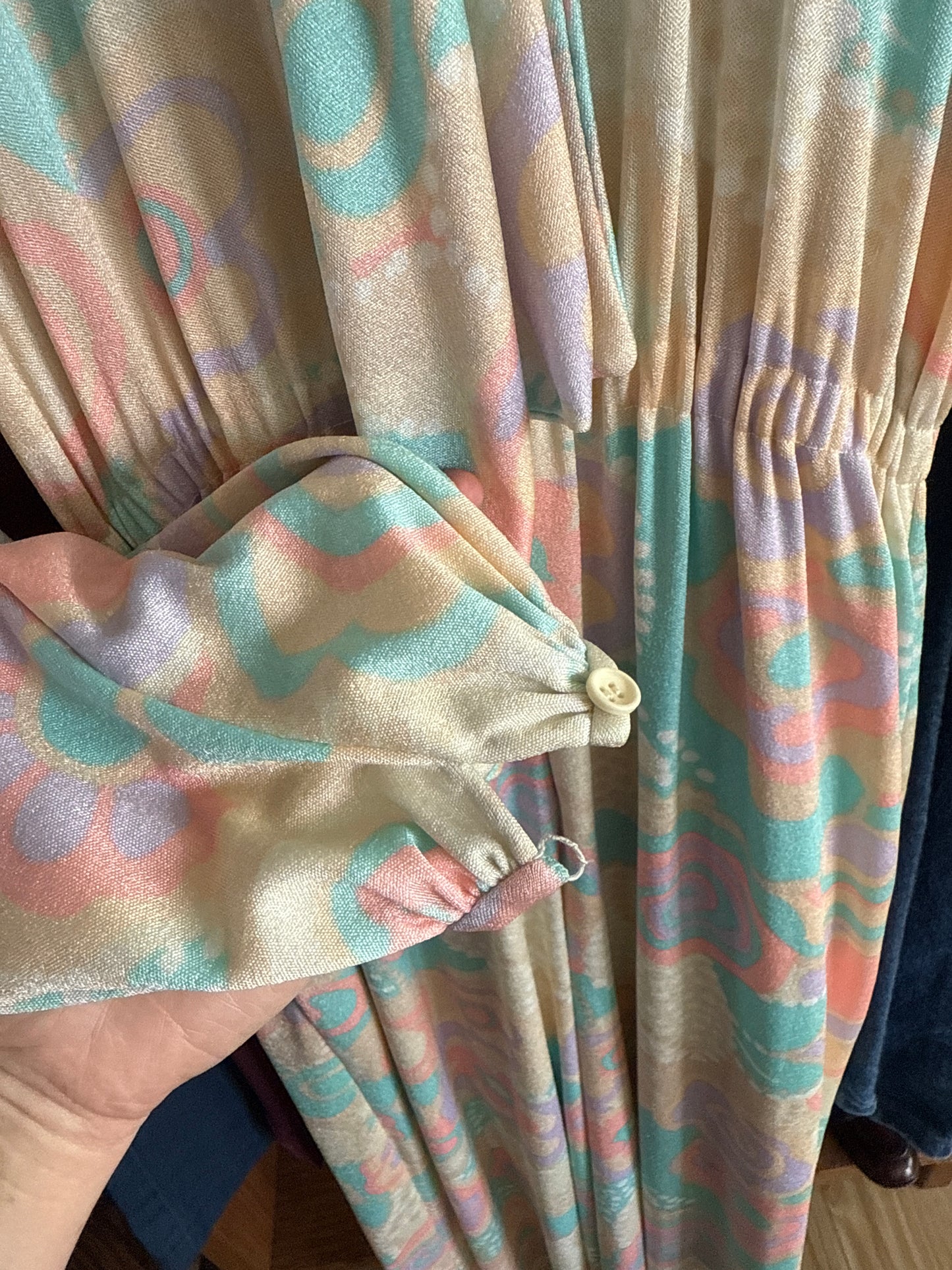 1960's/70's Groovy Pastel Jumpsuit