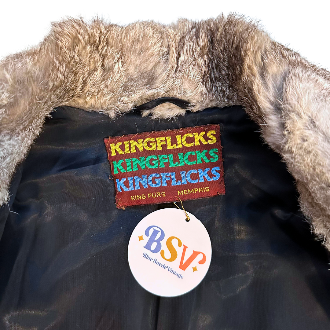 1980's Dyed Rabbit Coat | Kingflicks