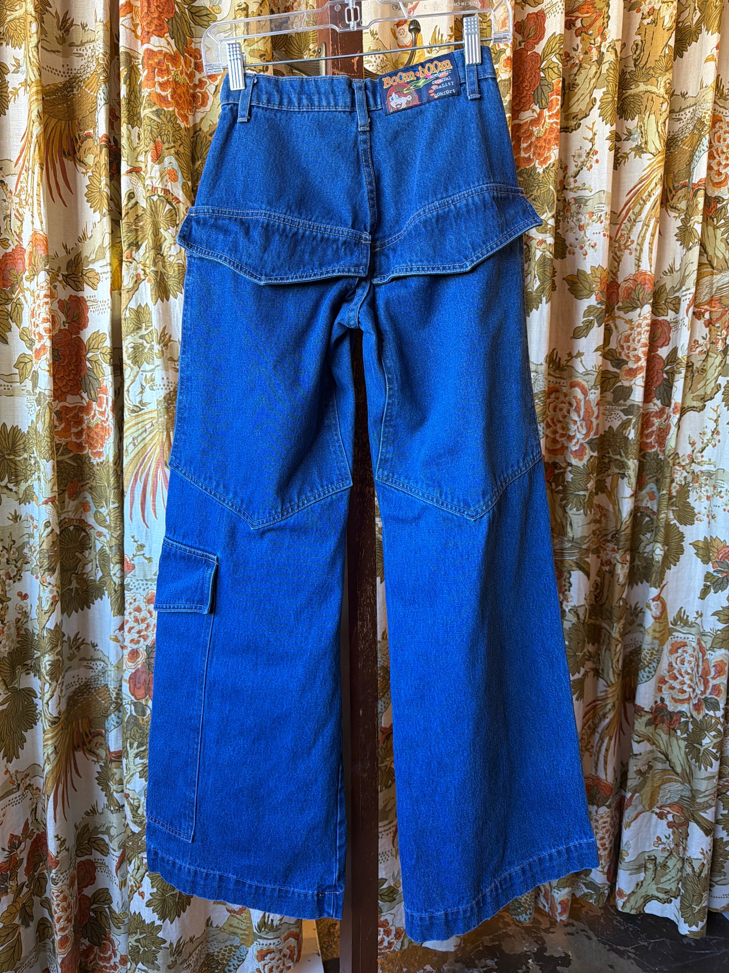Y2K Deep Pocket Wide Leg Jeans | Boom Boom