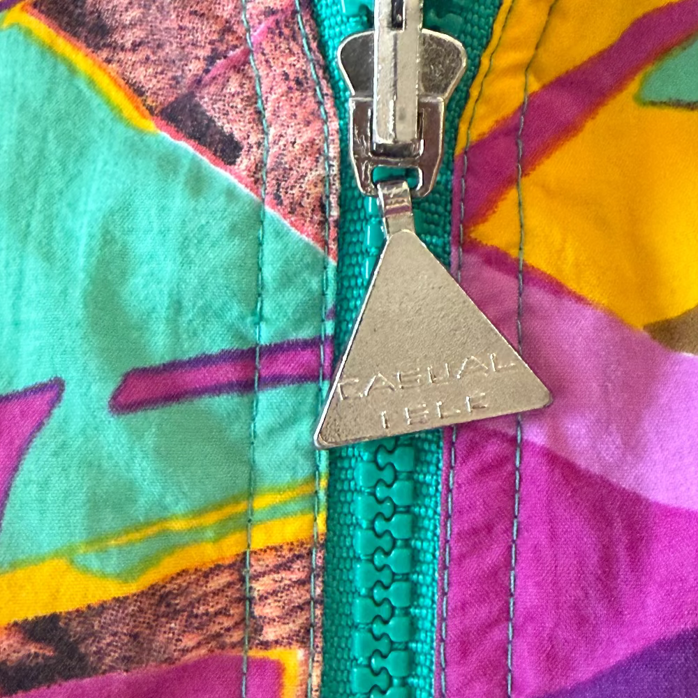 1990's Reversible Printed Jacket | Casual Isle