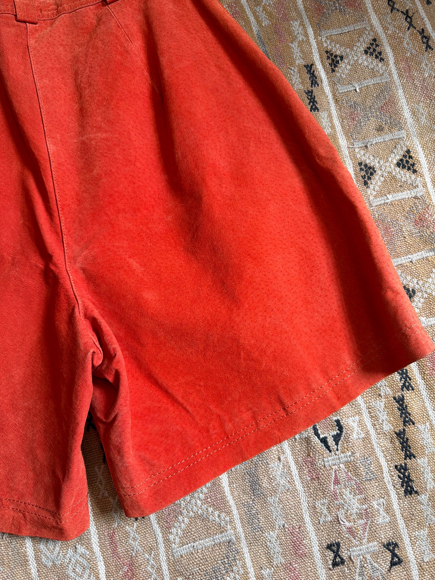1980's Burnt Orange Suede Shorts | Don't Stop