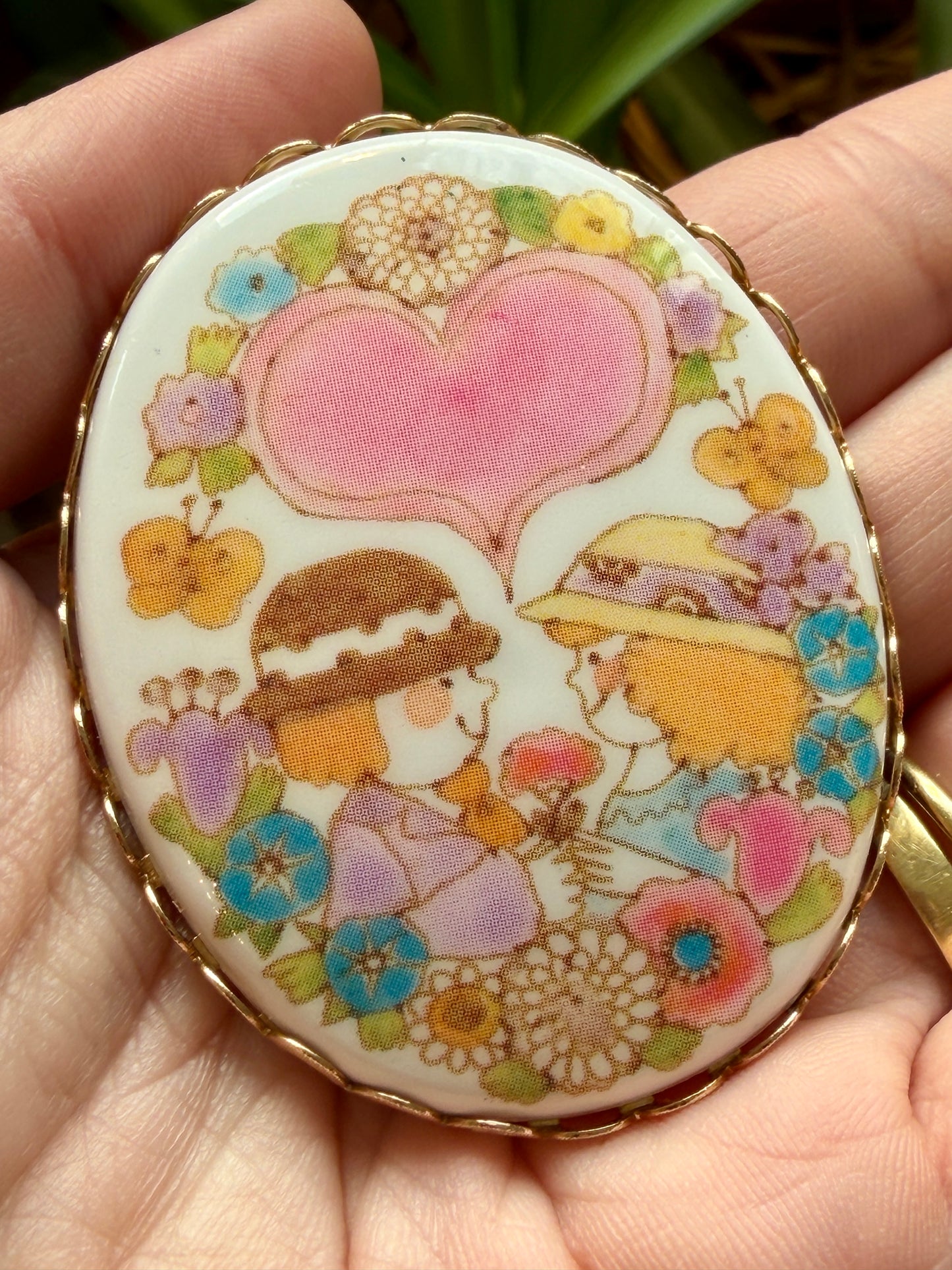 1973 "Love" Couple Pendant/Brooch | Hallmark