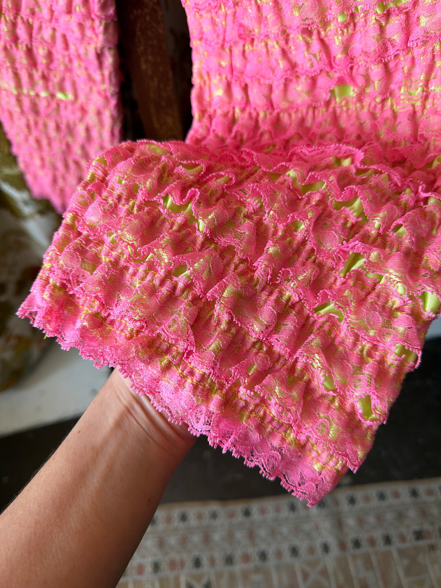 1970's Ruffled Lace Square Dance Bloomers | Sam's