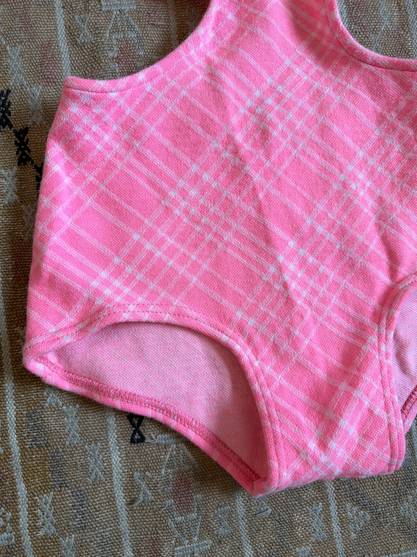 1960's/70's Cutout Pink Gingham Swimsuit | Sears