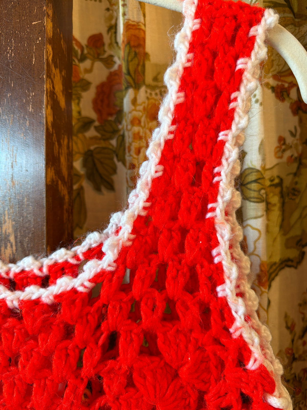 1970's Open Crochet Knit Tank