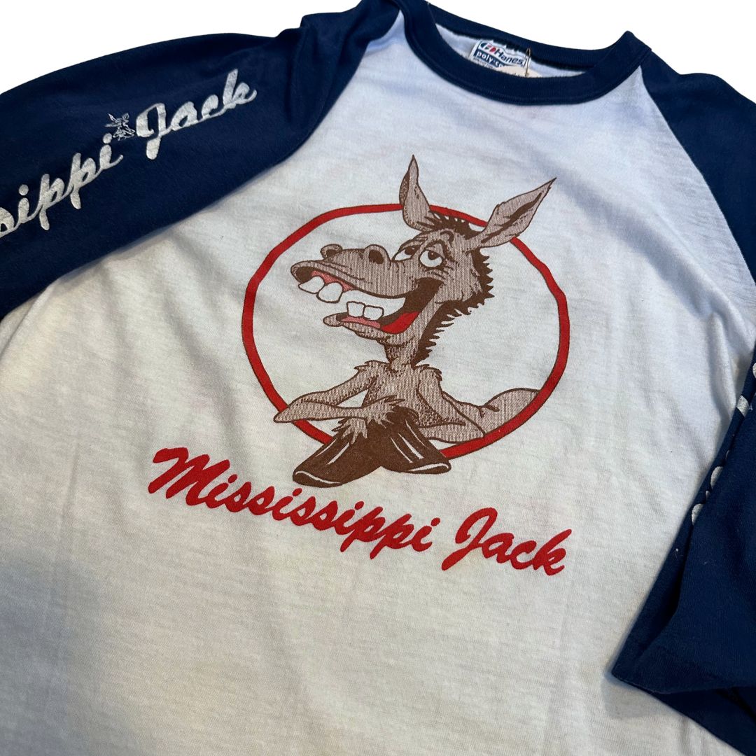 1980's Mississippi Jack Baseball Tee