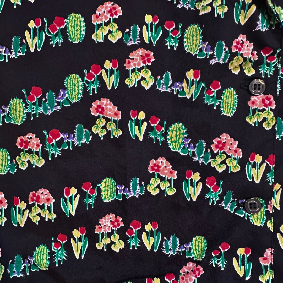 1970's Cactus & Flower Shirt