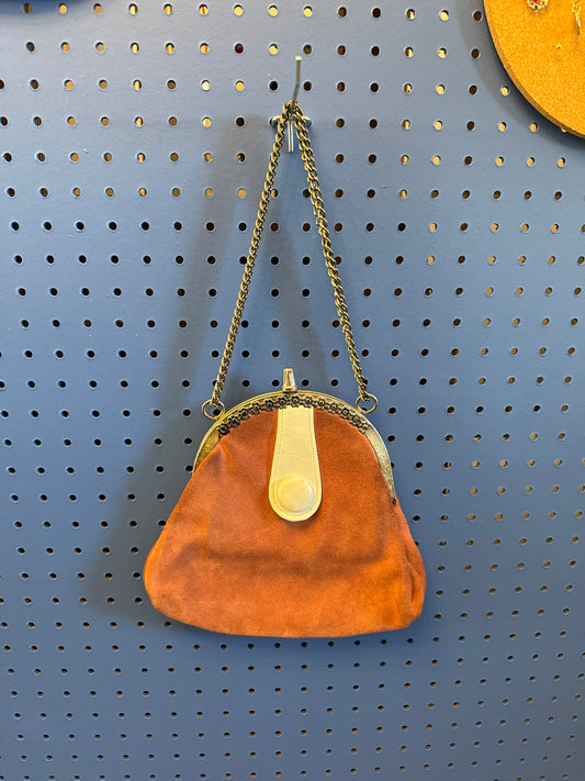 1950's Suede & Leather Bag