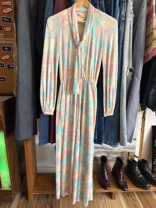 1960's/70's Groovy Pastel Jumpsuit