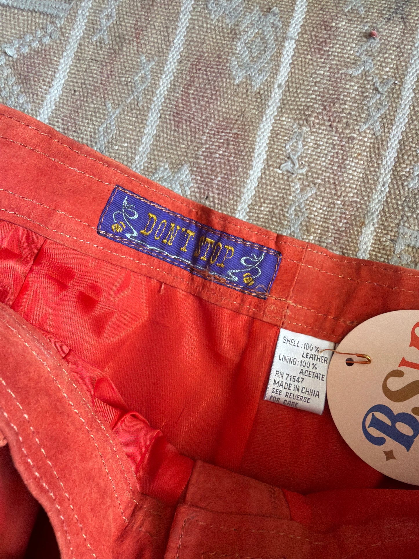 1980's Burnt Orange Suede Shorts | Don't Stop