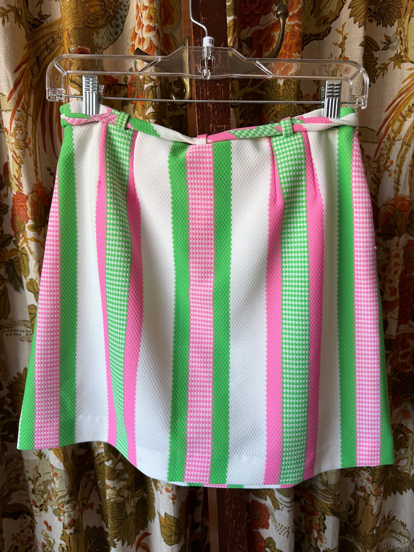 1960's Pink & Green Mini Skirt | by David Smith
