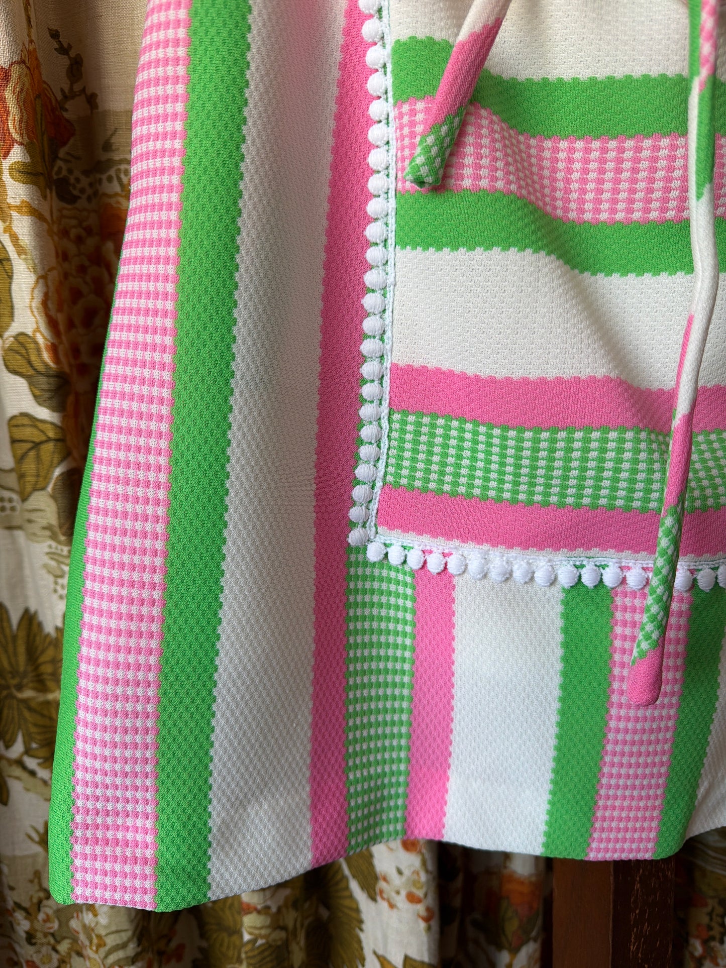 1960's Pink & Green Mini Skirt | by David Smith