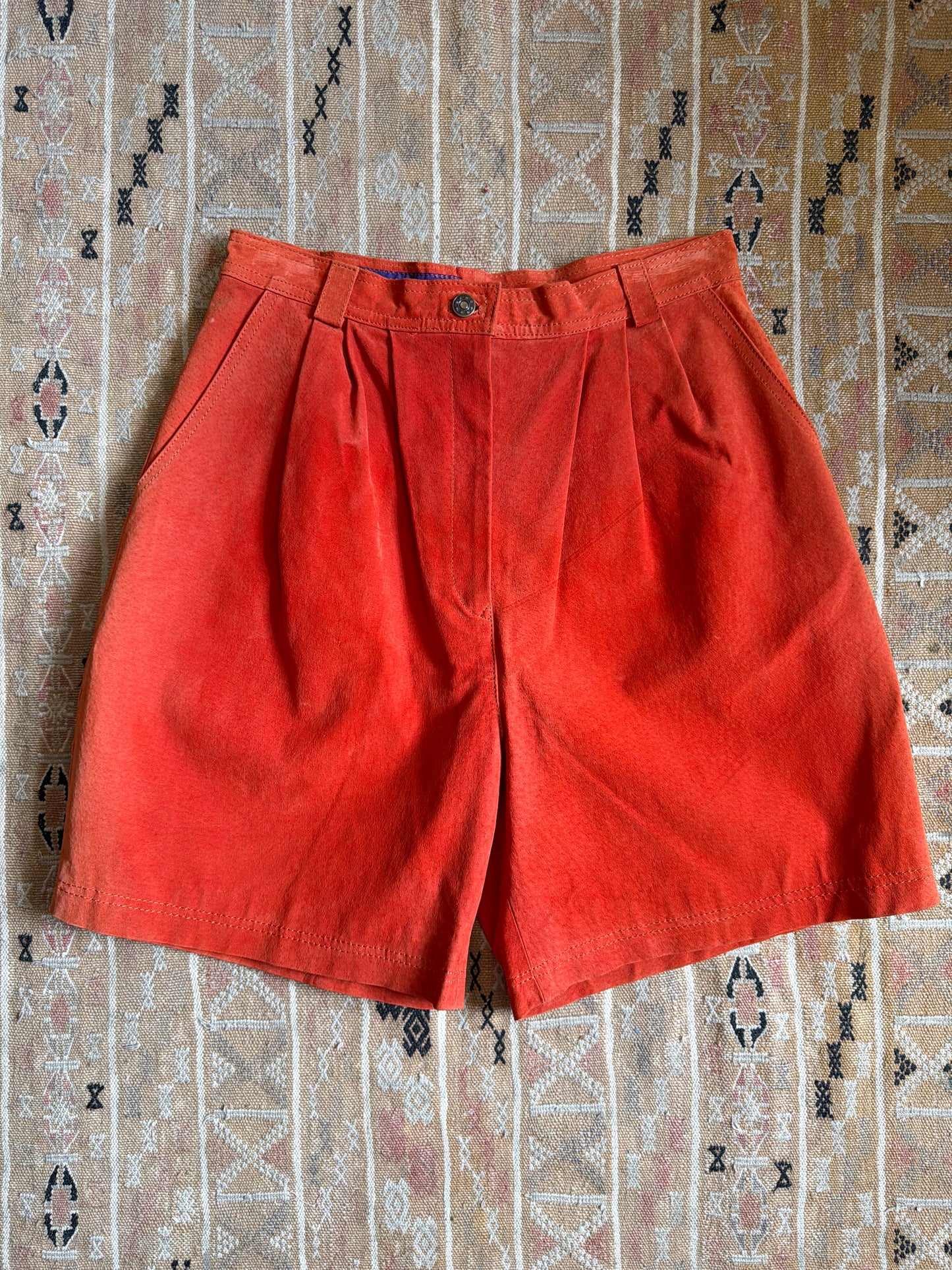 1980's Burnt Orange Suede Shorts | Don't Stop