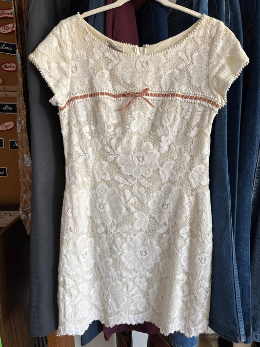 1960’s Lace Mini Dress | Alfred Werber