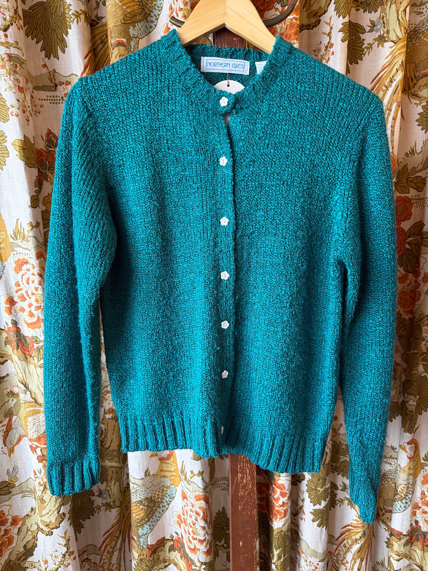 1980's Fuzzy Acrylic Cardigan | Northern Isles