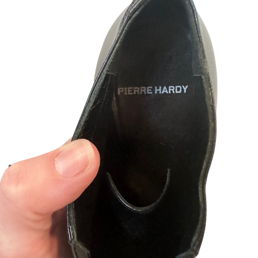 Modern Metallic Toe Booties | Pierre Hardy | Size 38