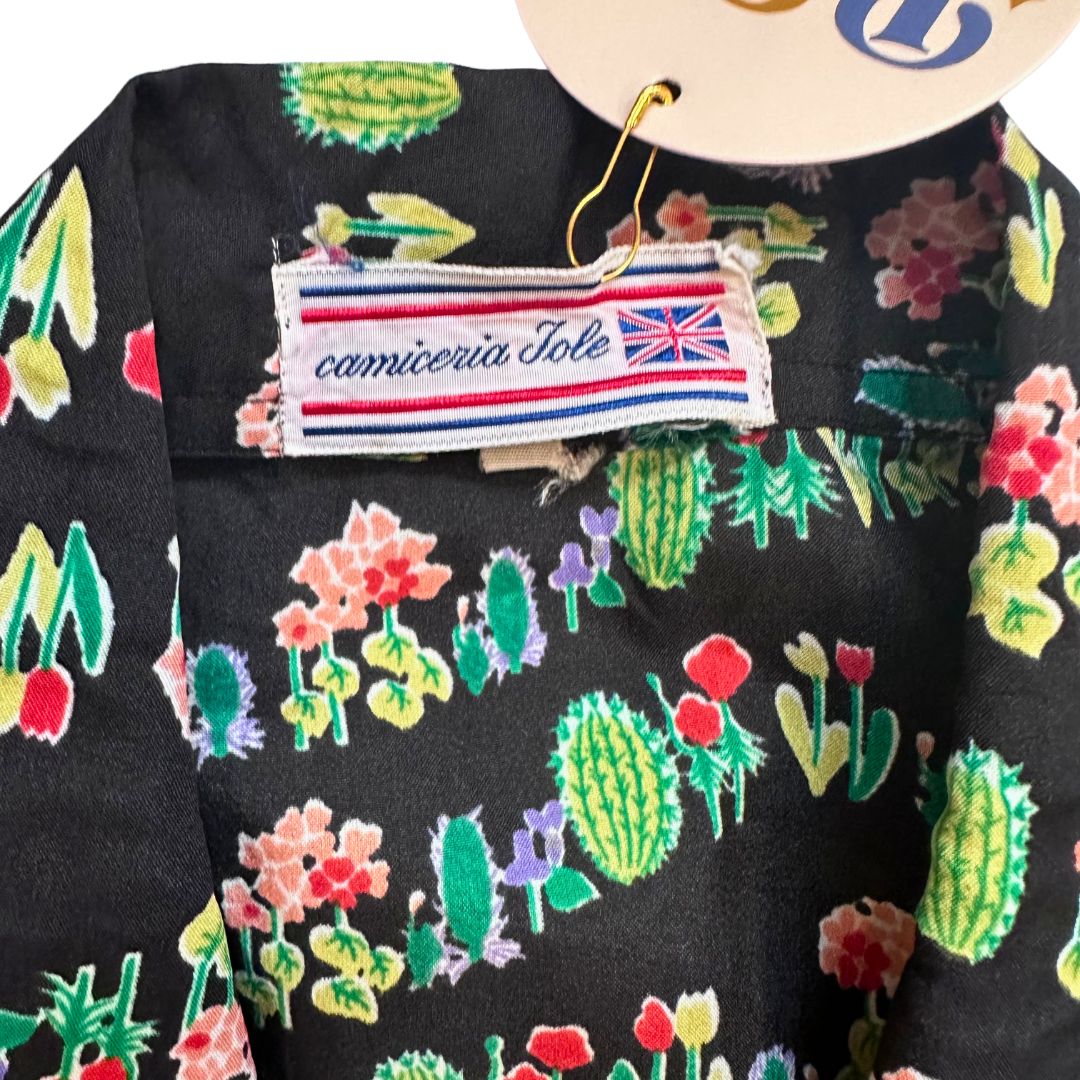 1970's Cactus & Flower Shirt