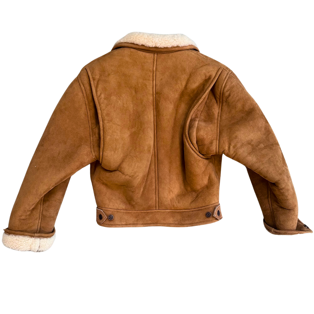 1990's NOS Shearling Lined Suede Jacket | Ralph Lauren