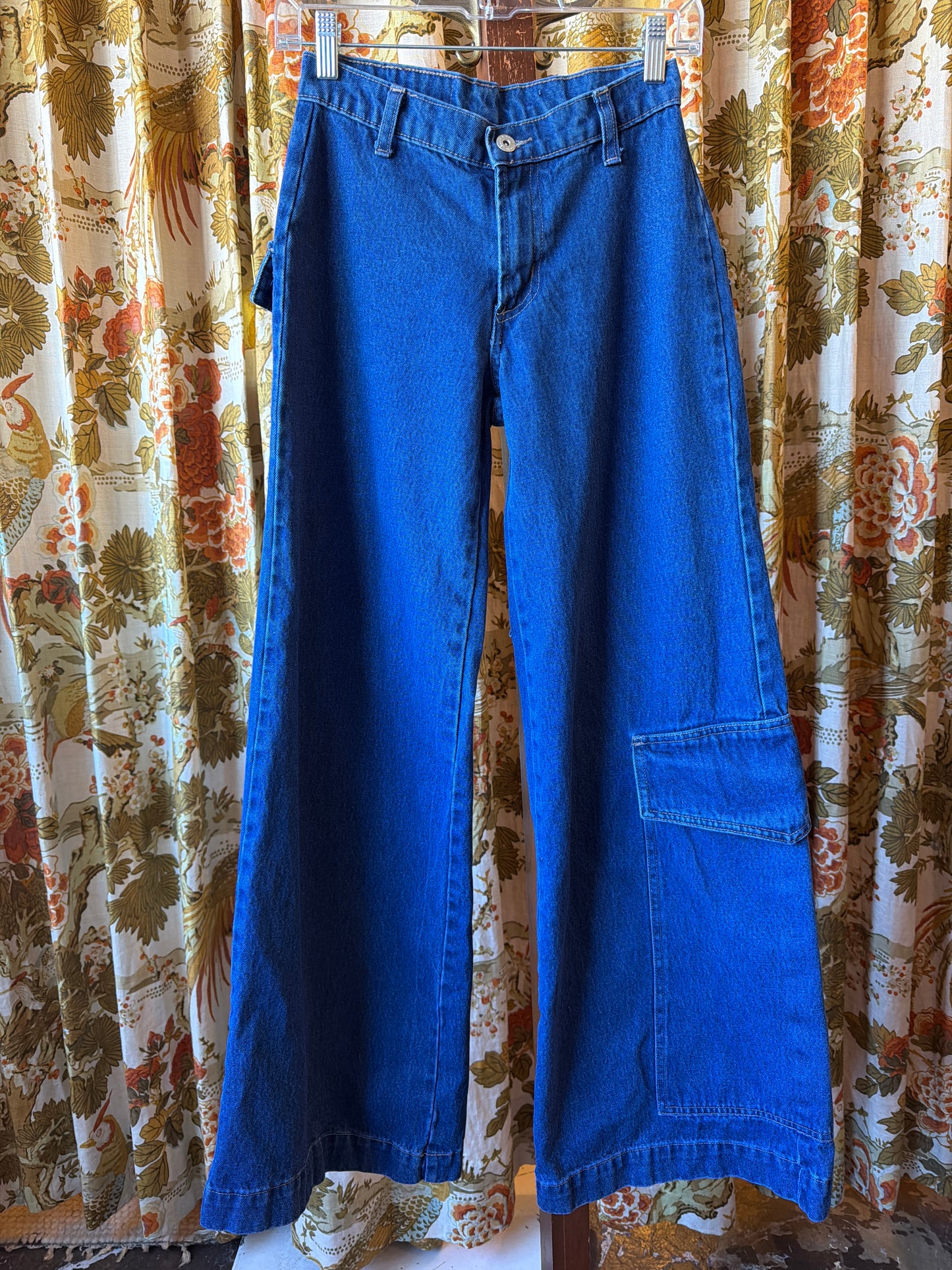 Y2K Deep Pocket Wide Leg Jeans | Boom Boom