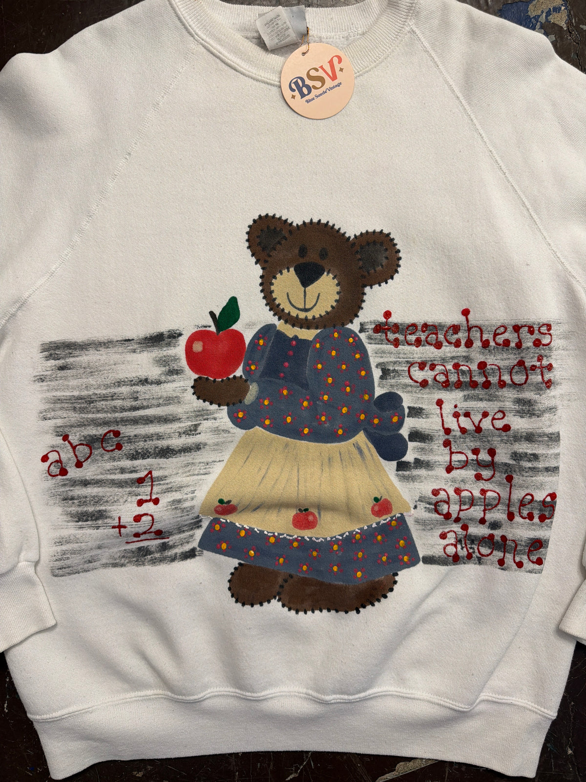 1990's Teacher Bear Sweatshirt