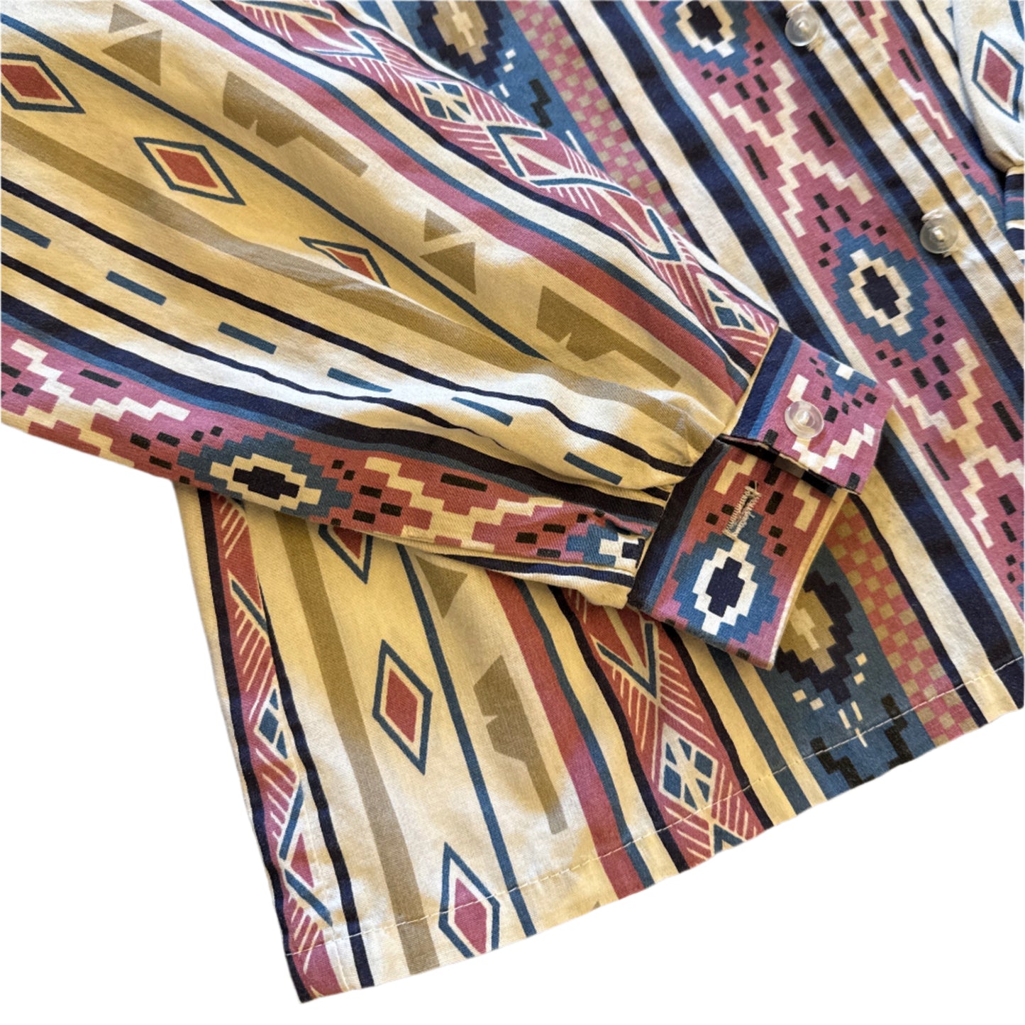 1990's Southwestern Print Shirt | Blair