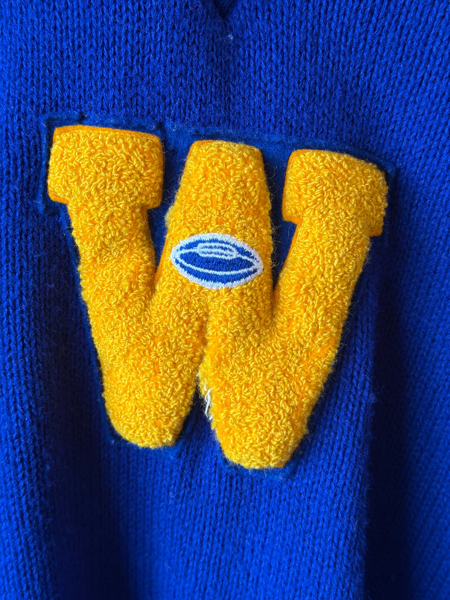 1970's Acrylic W Letterman Sweater | Bristol Products