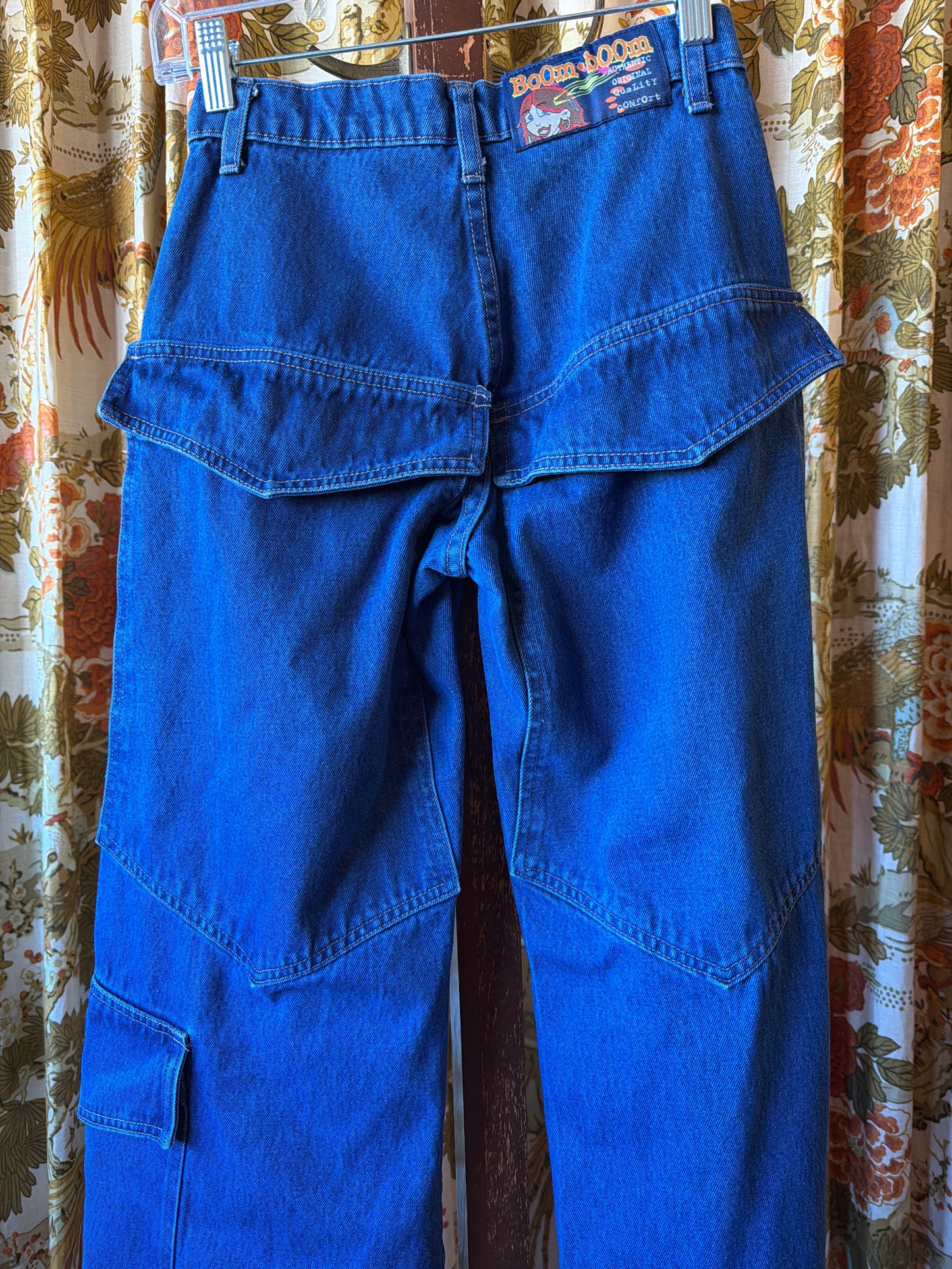 Y2K Deep Pocket Wide Leg Jeans | Boom Boom