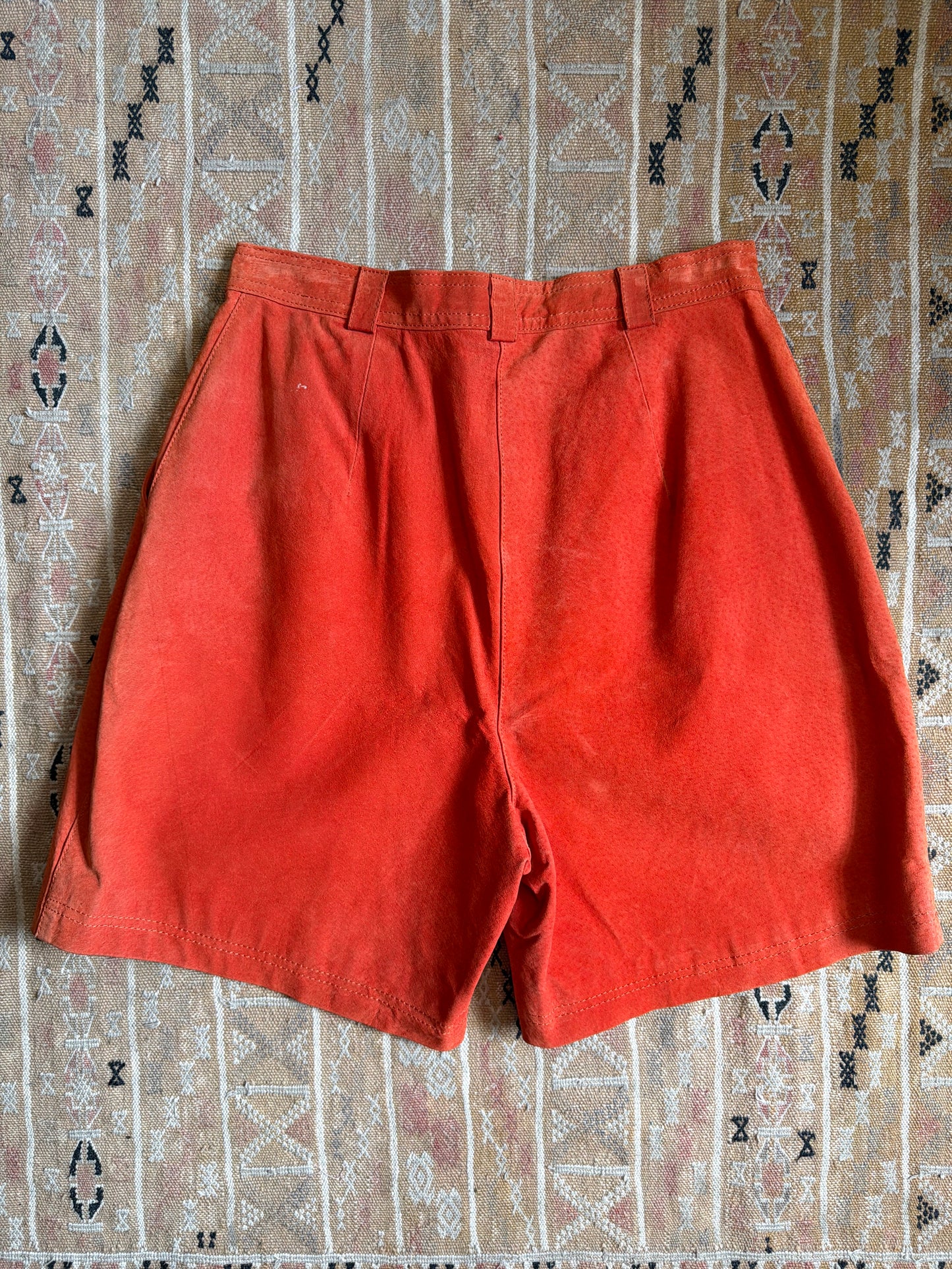 1980's Burnt Orange Suede Shorts | Don't Stop
