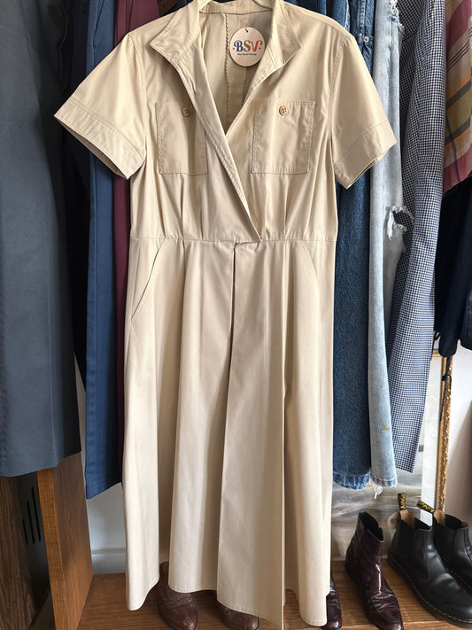 1970's/80's Khaki Shirt Dress