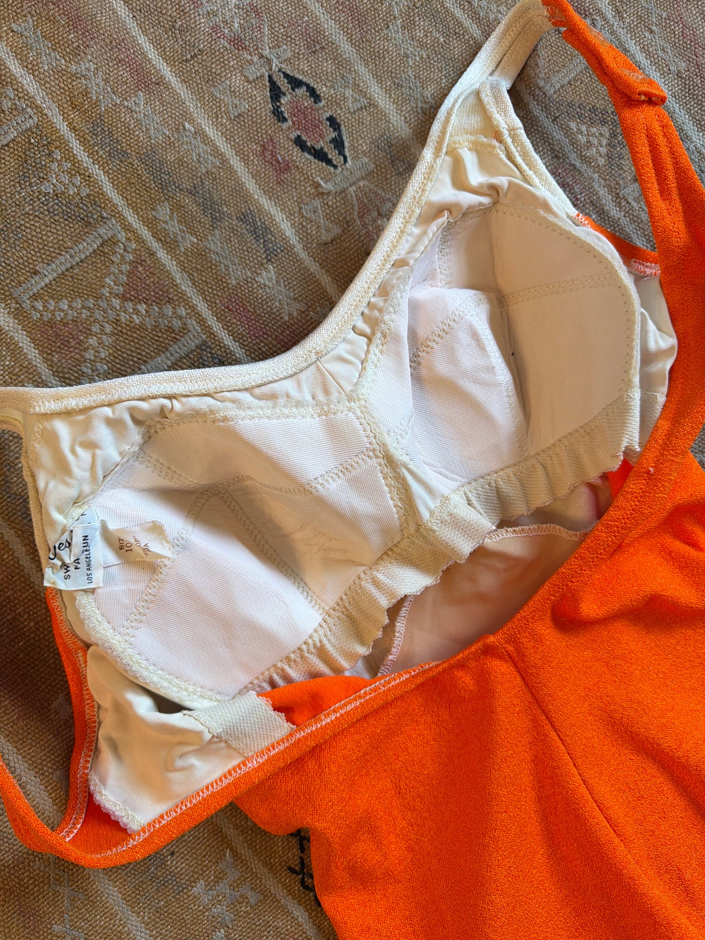 1960's Daffodil Appliqué Swimsuit | DeWeese Design