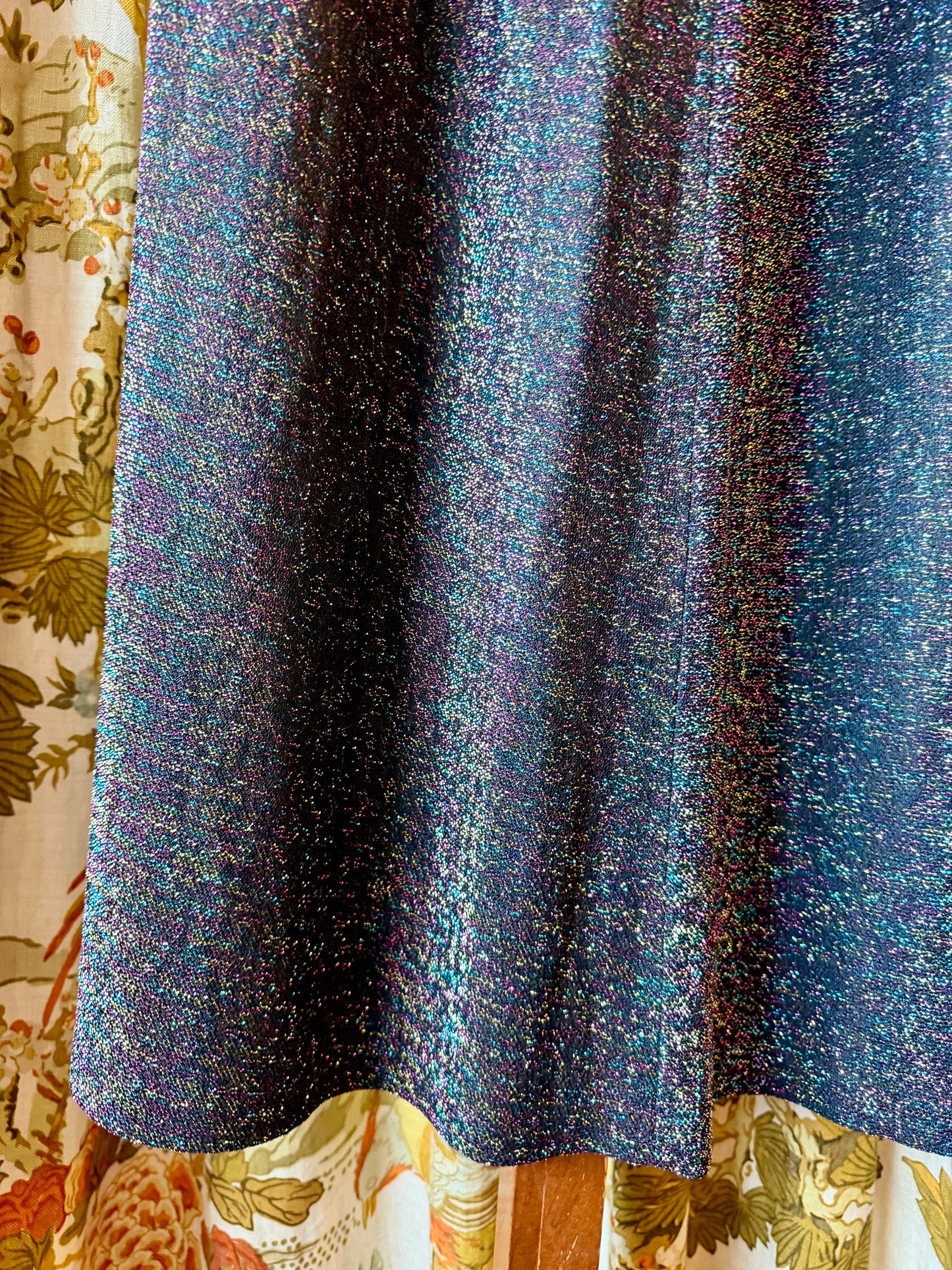 1970's Rainbow Lurex Skirt