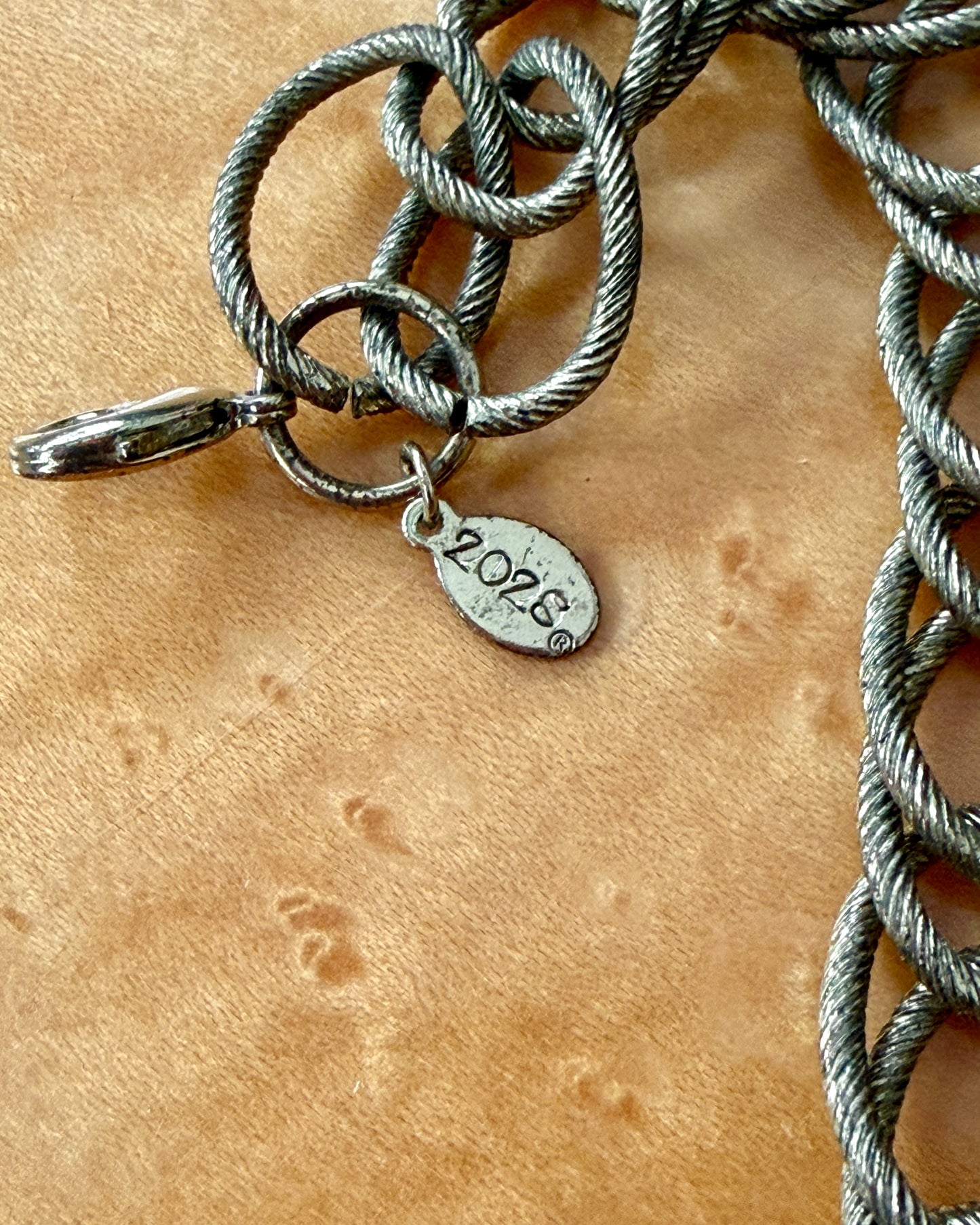 Vintage 5 Heart Charm Necklace | 2028