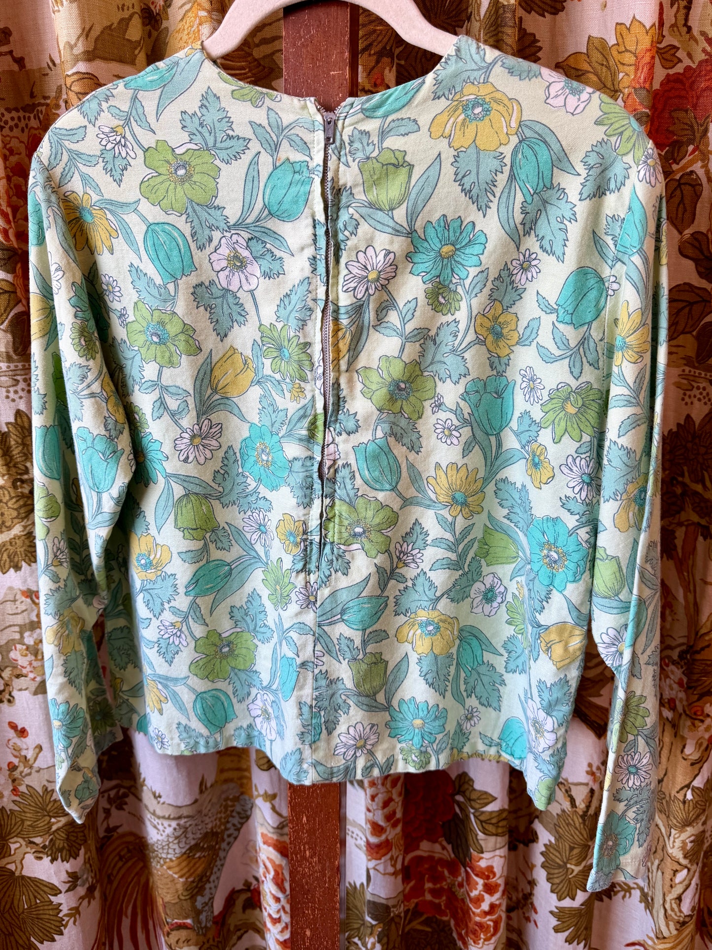 1960's/70's Soft Washed Floral Crop Top