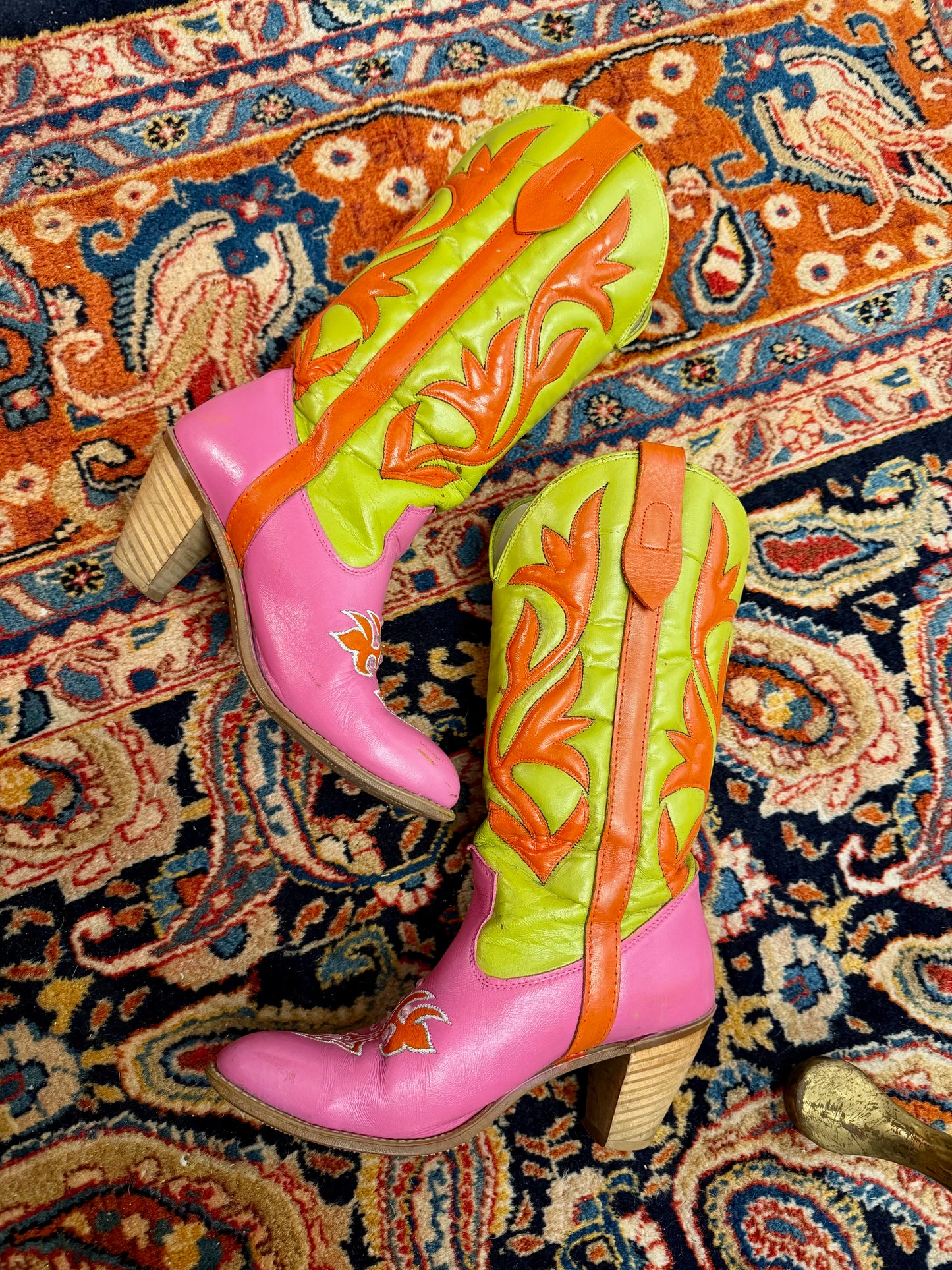 Hand Painted 1980’s Capezio Boots 8.5