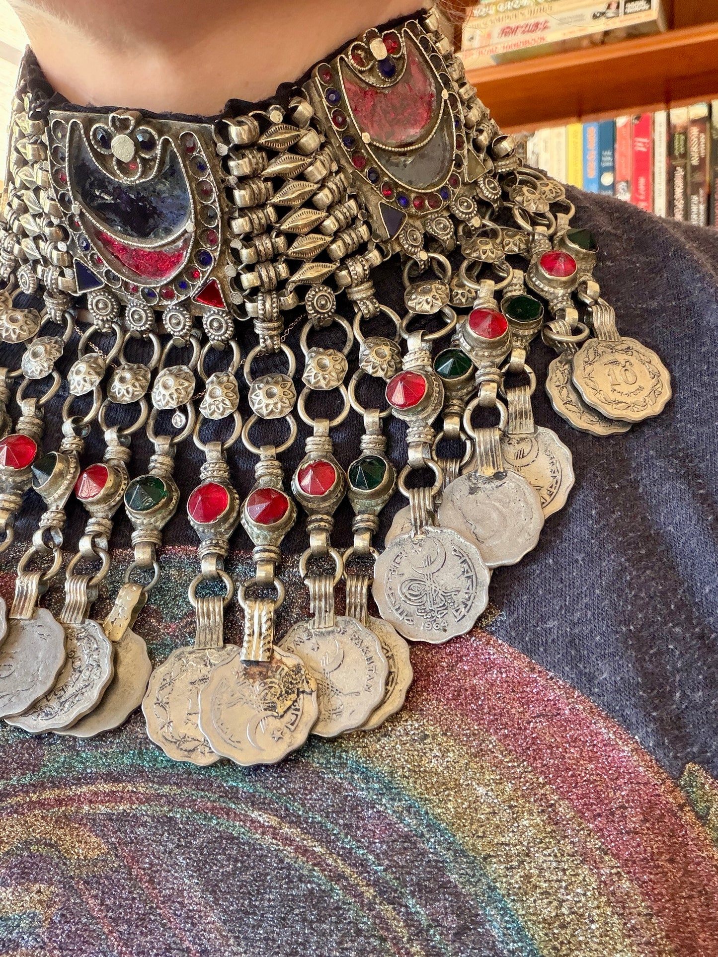 Vintage Afghani/Pakistani Kuchi Choker Necklace