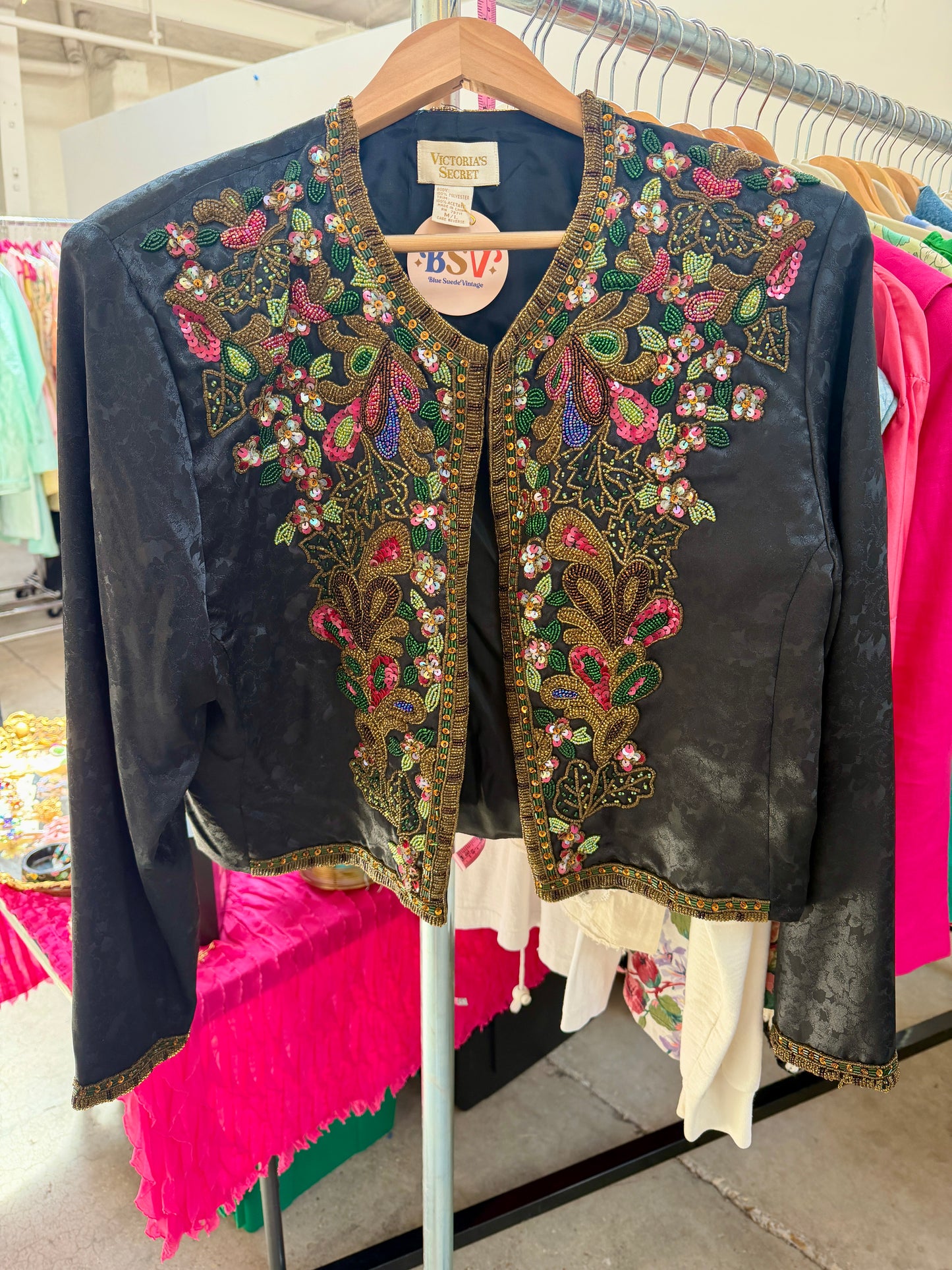 1980's Gold Label Sequin Jacket | Victoria's Secret