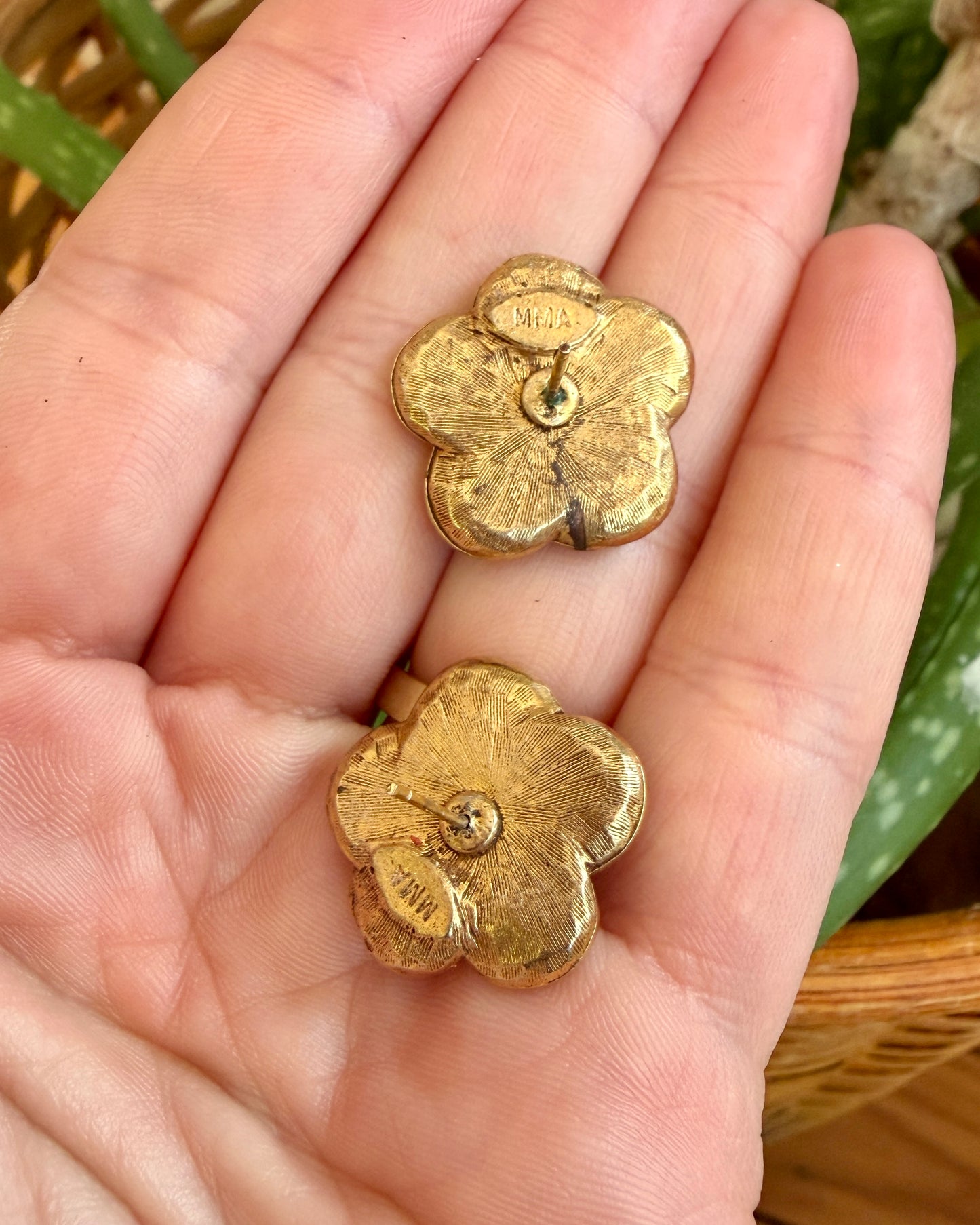 Vintage Turquoise Flower Earrings | MMA Metropolitan Museum of Art