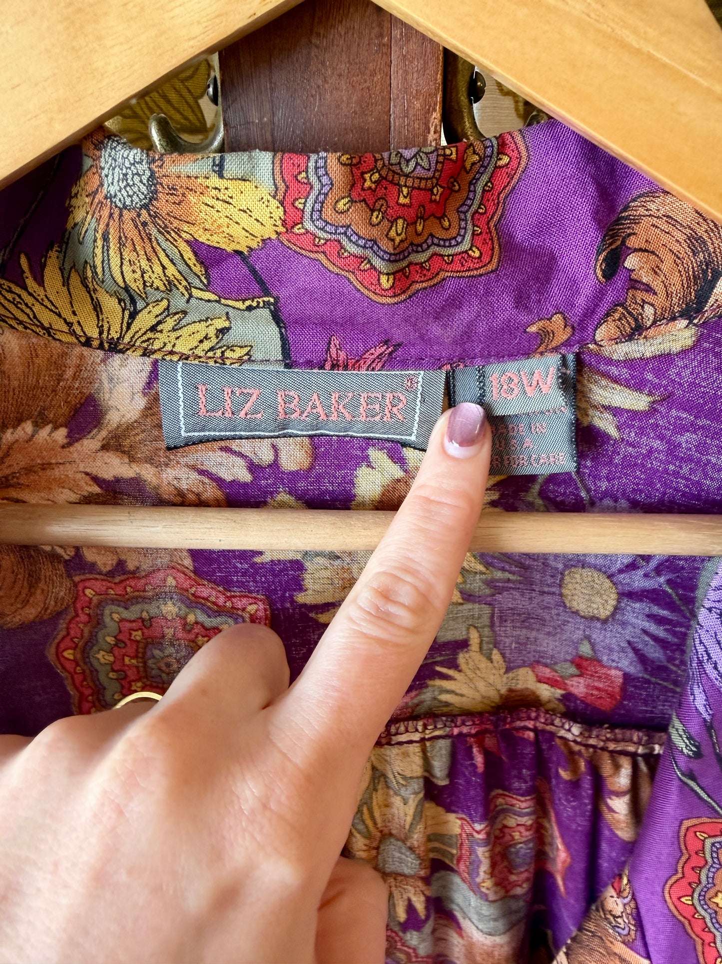1990's Sunflower Paisley Blazer | Liz Baker