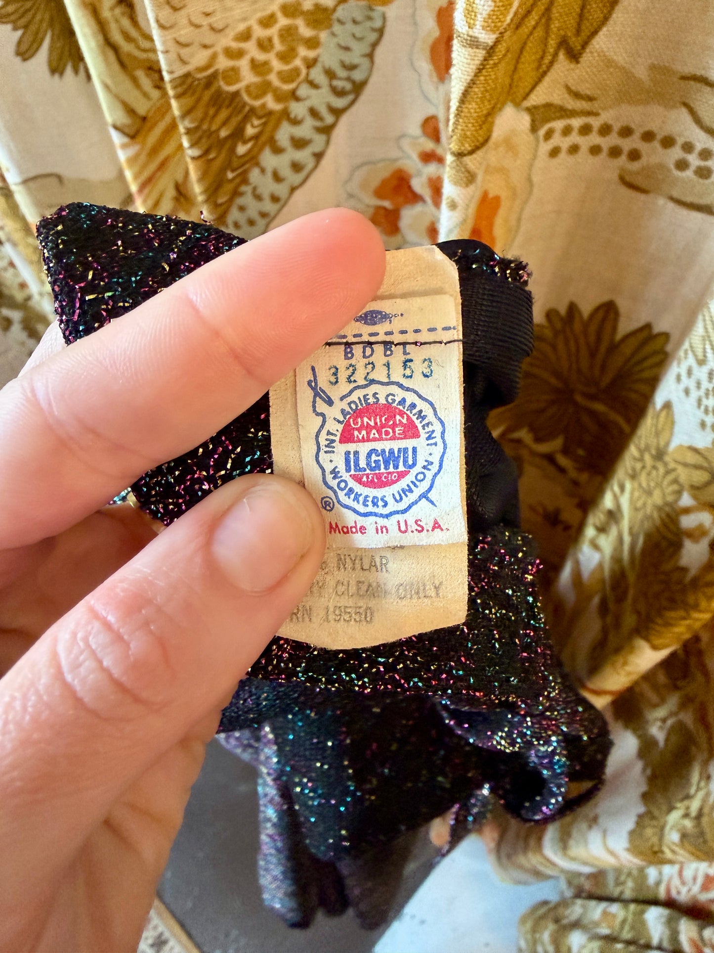 1970's Rainbow Lurex Skirt