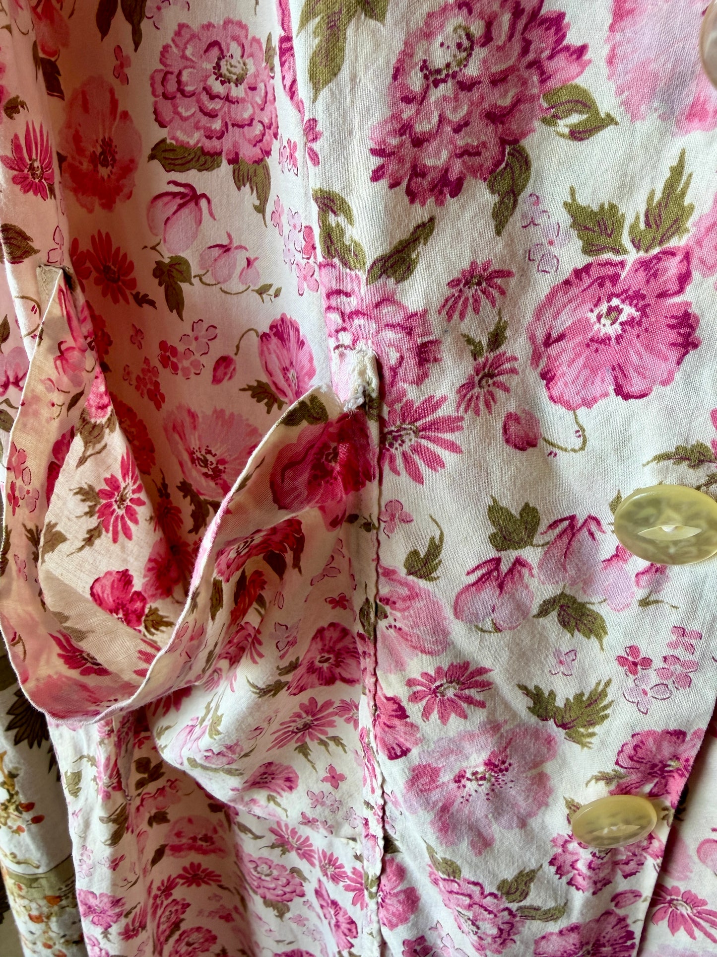 1950’s/60’s Pink Floral House Dress