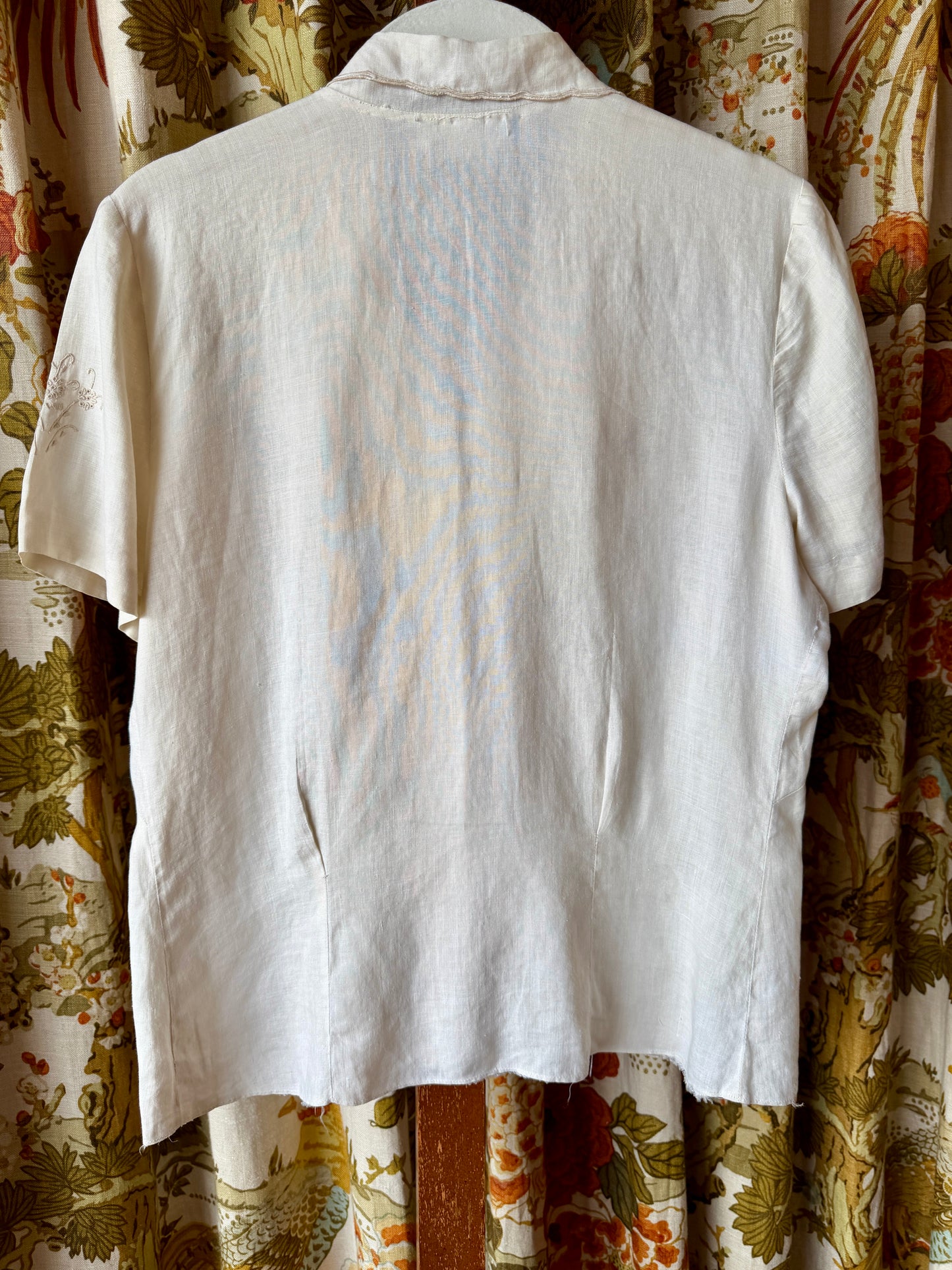1940’s/50’s Embroidered Cutout Blouse | Gregory