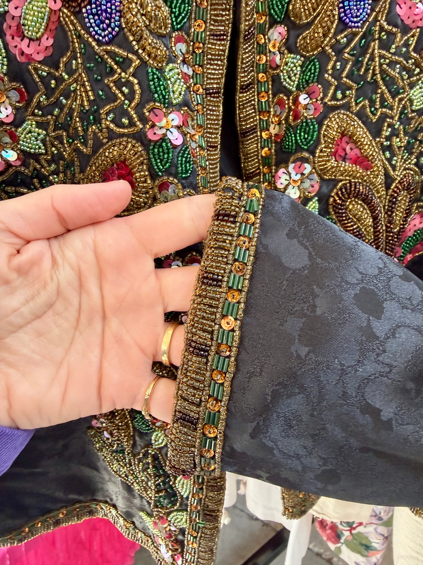 1980's Gold Label Sequin Jacket | Victoria's Secret