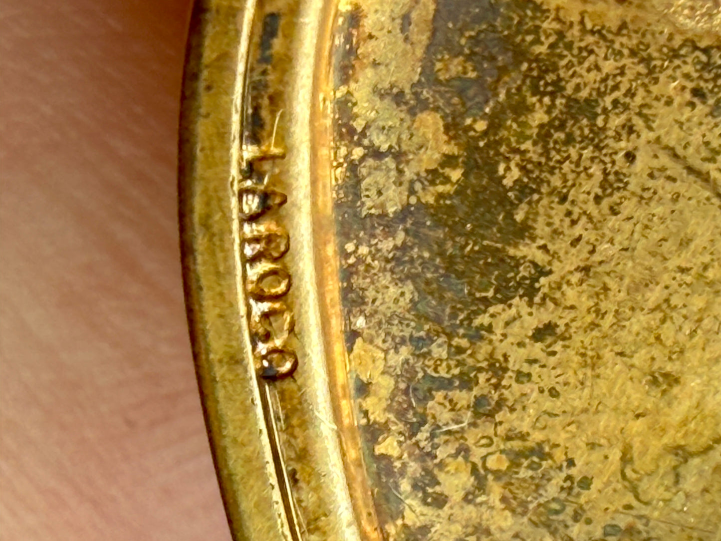 Vintage Gold Filled Heart Locket on Chain | La Roco