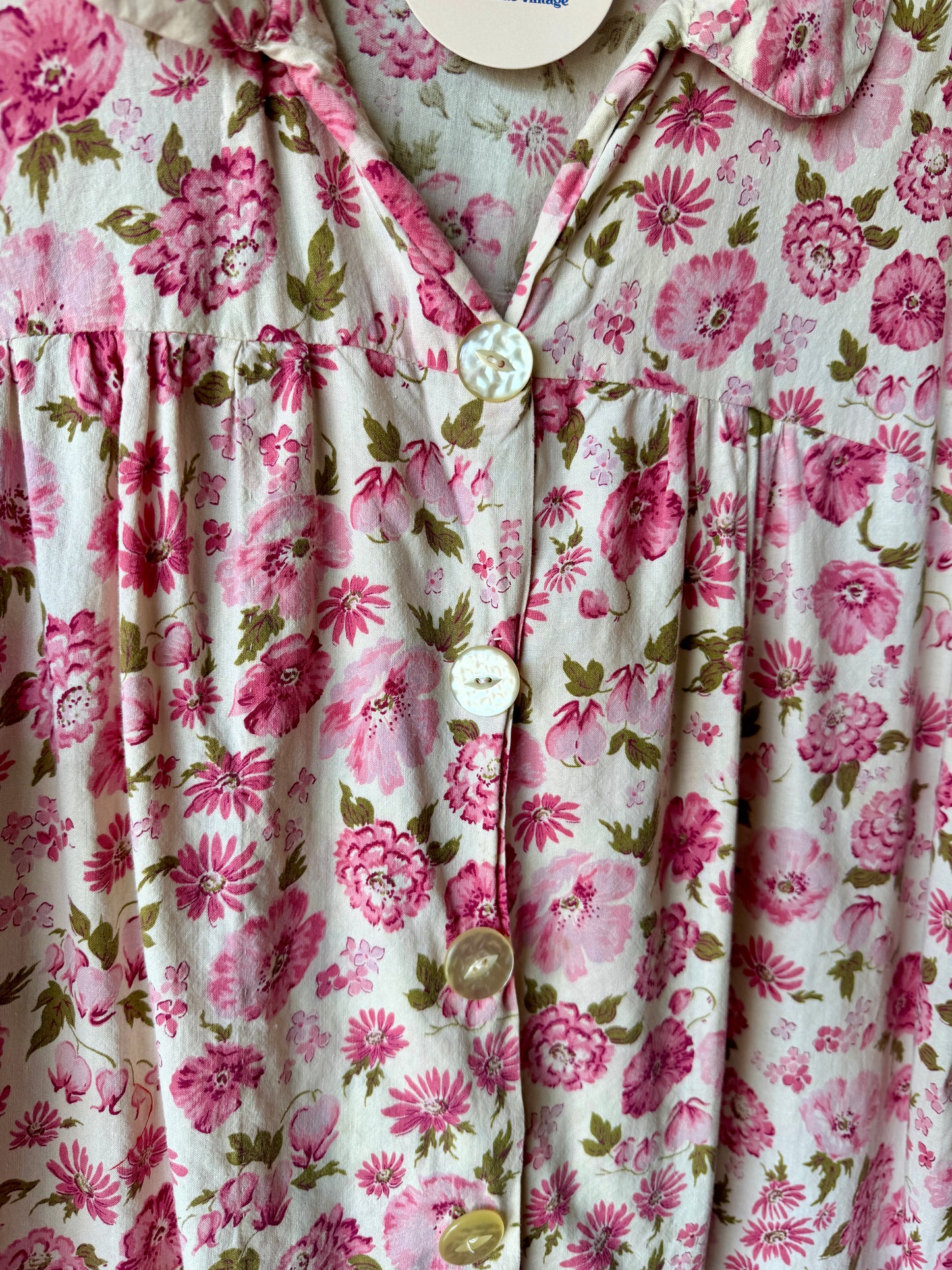1950’s/60’s Pink Floral House Dress
