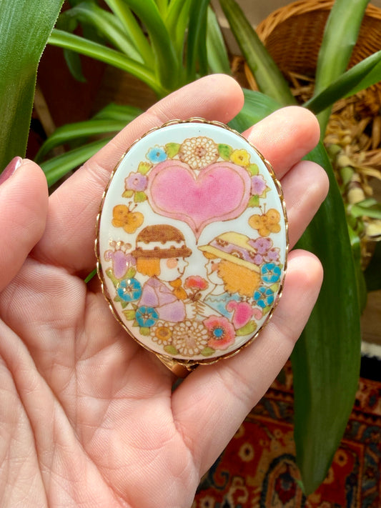 1973 "Love" Couple Pendant/Brooch | Hallmark