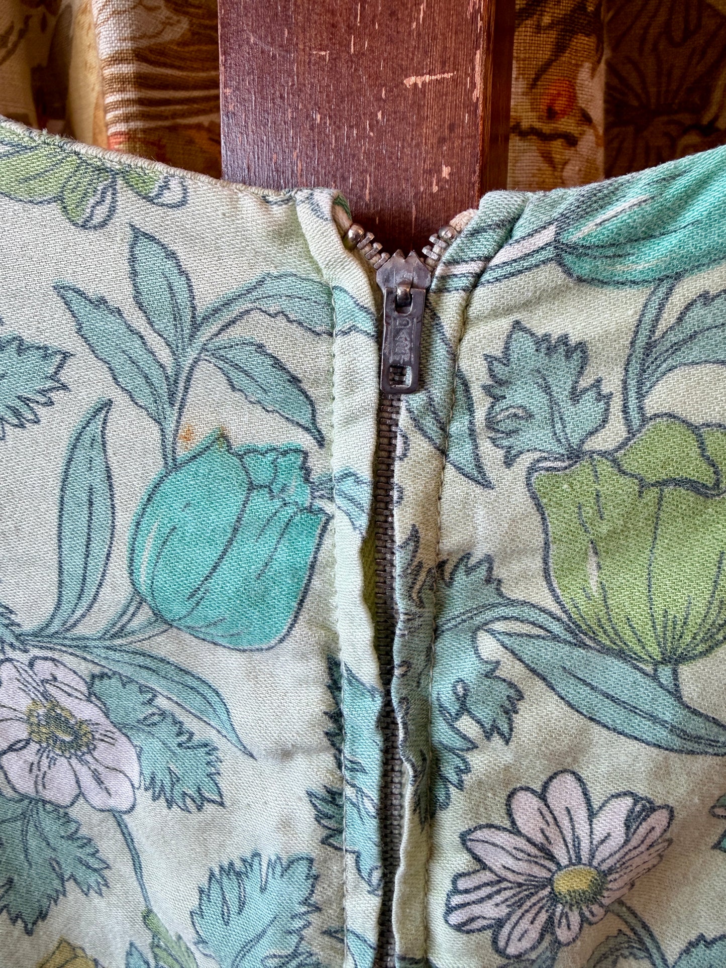 1960's/70's Soft Washed Floral Crop Top