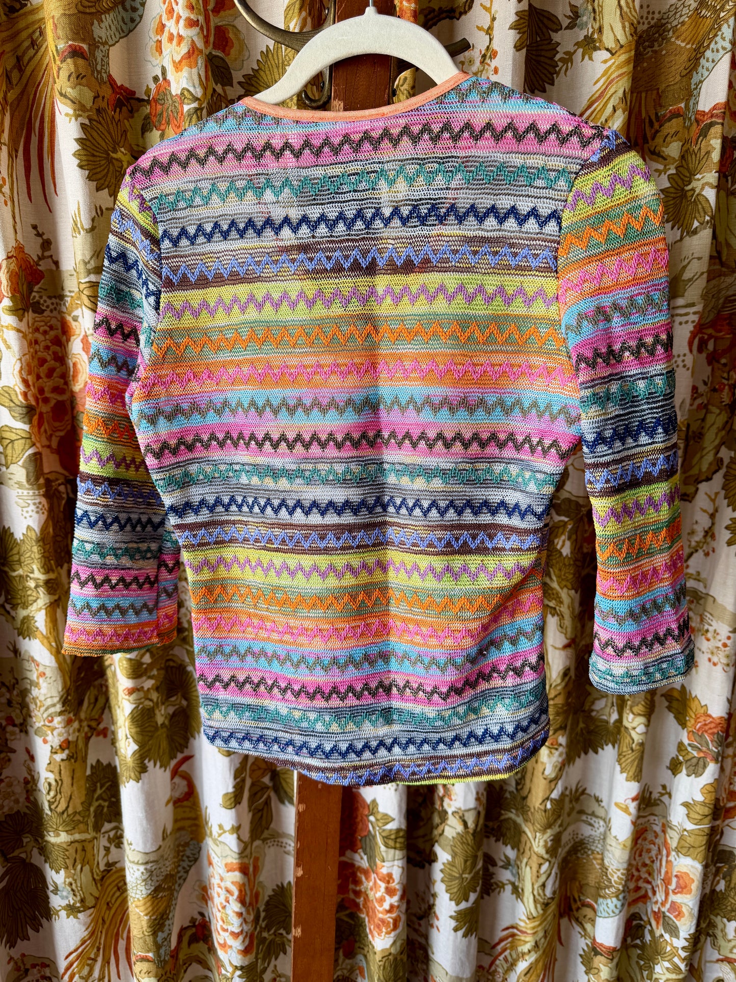 1990's/Y2K Missoni Style Blouse | Cute Girl