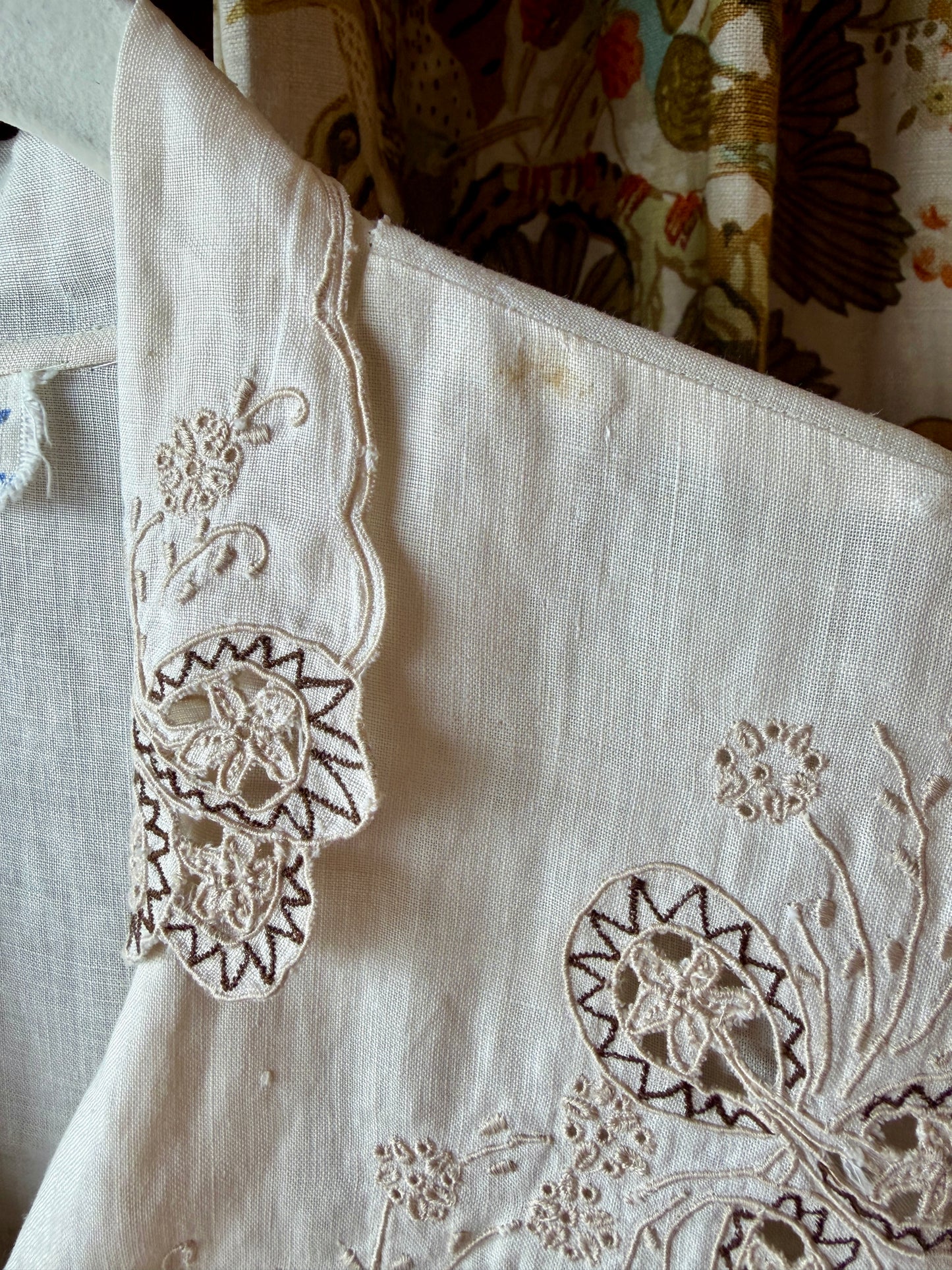 1940’s/50’s Embroidered Cutout Blouse | Gregory