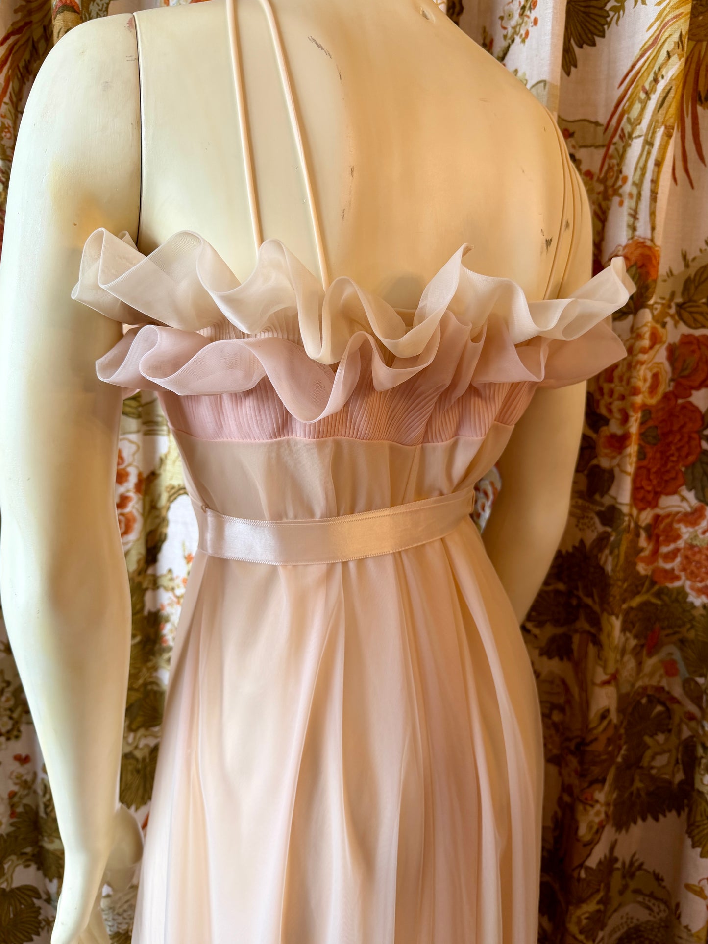 1960's Ruffle Top Nightgown/House Dress | Vanity Fair