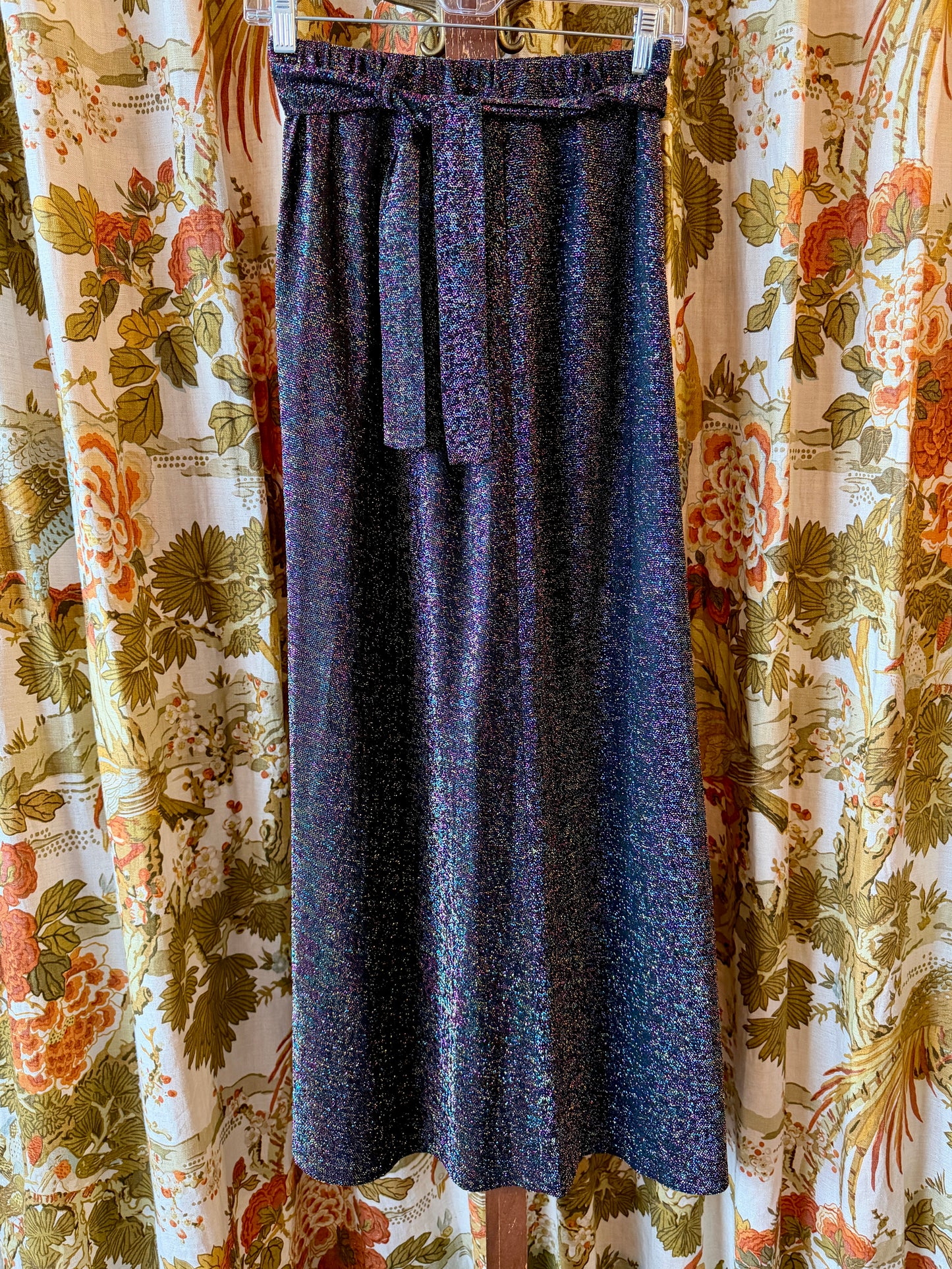 1970's Rainbow Lurex Skirt